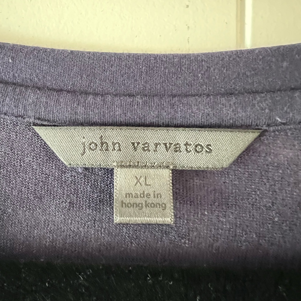 3 John Varvatos  XL Men’s V Neck Shirt Gray, Navy and Dark Gray. - Picture 5 of 5